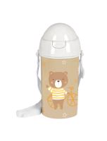 Safta dětská PVC láhev "Medvídek" - BPA Free - 500 ml - béžová