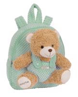 Safta Teddy Bear dětský batůžek s plyšovým medvídkem - 4,65 L - zelený