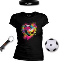 Set Football Fanatics - Dámské černé tričko One Football