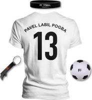 Set Football Fanatics - Pánské bílé tričko Labil Pogba