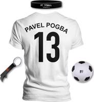 Set Football Fanatics - Pánské bílé tričko Pogba