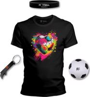 Set Football Fanatics - Pánské černé tričko One Football