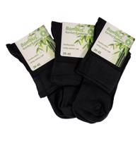Star Socks bambusové pánské ponožky SET 3 - černé Velikost: 43-46