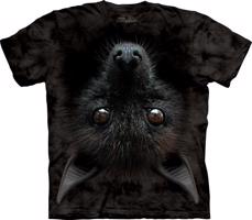 The Mountain Dětské batikované tričko - Bat Head - černé Velikost: S