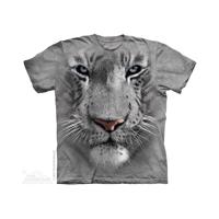 The Mountain Dětské batikované tričko - Bílý Tygr - 2017 - šedé Velikost: XL