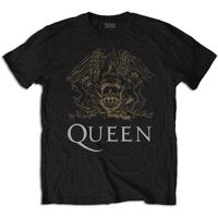 Tričko Queen Černo Zlaté Velikost: S