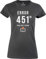 Tričko tmavě šedé dámské Error 451