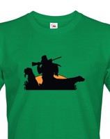 Triko s potiskem pro myslivce konec lovu - super myslivecké tričko