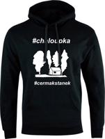 Unisex černá mikina Čermák Staněk Comedy - Chaloupka