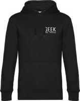 Unisex černá mikina Nerdopolis - Geek and Proud