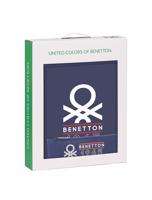 United Colors of Benetton dárkový set "Varsity" - desky, notes a penál - modrý