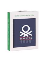 United Colors of Benetton dárkový set "Varsity" - notes a pytel - modrý