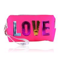 Accentra Kosmetická taštička s nášivkou "LOVE"