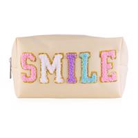Accentra Kosmetická taštička s nášivkou "SMILE"