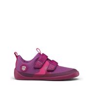 Affenzahn COTTON SNEAKER HAPPY BIRD Berry Dětské barefoot tenisky - 28