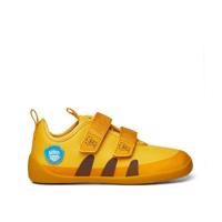 Affenzahn COTTON SNEAKER HAPPY TIGER Yellow Dětské barefoot tenisky