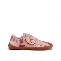 Affenzahn SLIPPER COTTON MOVE DEER Pink Dětské barefoot přezůvky - 29