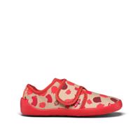 Affenzahn SLIPPER COTTON MOVE FOX Red Dětské barefoot přezůvky - 30