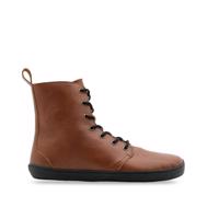 AYLLA BAREFOOT CHIRI DÁMSKÉ Brown Kotníčkové zateplené barefoot boty - 37