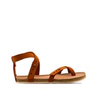 AYLLA BAREFOOT SANDÁLY SULLA Cognac Dámské barefoot sandály - 42