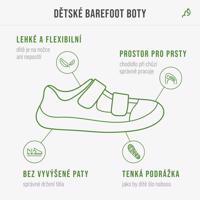 BABY BARE FEBO FALL Bosco Dětské celoroční barefoot boty - 29