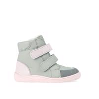 BABY BARE FEBO WINTER Grey Pink Asfaltico Dětské zimní zateplené barefoot boty - 27