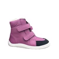 BABY BARE FEBO WINTER Magenta Asfaltico Dětské zimní zateplené barefoot boty - 26