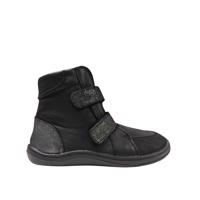 BABY BARE FEBO WINTER Midnight Black Asfaltico Dětské zimní zateplené barefoot boty - 27