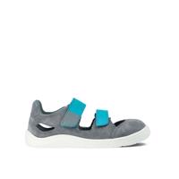 BABY BARE SANDÁLKY FEBO JOY Grey Tyrkys Dětské barefoot sandály - 25
