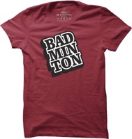 Badmintonové tričko Badminton Stamp pro muže