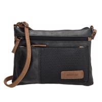 Beagles Brunete dámská crossbody kabelka 24 cm - černá