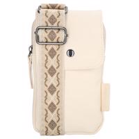 Beagles dámska crossbody taška na mobil Malaga - krémová