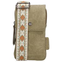 Beagles dámska crossbody taška na mobil Malaga - světle zelená