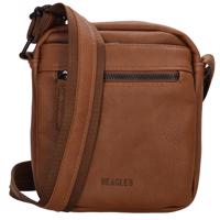 Beagles Toledo pánská crossbody taška 18x15x4 cm - koňaková