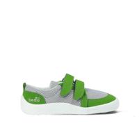 BEDA TENISKY BF 0001/TEX/W/D JIMMY Green Dětské barefoot tenisky