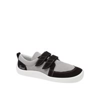 BEDA TENISKY BF 0001/TEX/W/D LUCAS White Black Dětské barefoot tenisky - 30