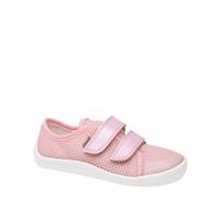 BEDA TENISKY BFN 170040/ST/W/O LIANA Pink Dětské barefoot tenisky