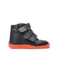 BEDA ZIMNÍ VYŠŠÍ BF0001/W/MK/Y/SO Blue Mandarin Dětské zimní zateplené barefoot boty - 31