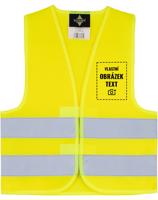 Bezpečnostní  reflexní vesta dětská s vlastním potiskem