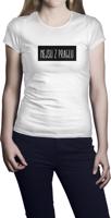 Bílé dámské tričko PIPUB - Nejsu z Praglu