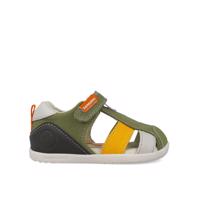 BIOMECANICS SANDÁLY WIDER CANVAS Khaki Dětské barefoot sandály - 21