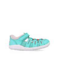 BOBUX SUMMIT Turquoise + Steam Dětské barefoot sandály - 23
