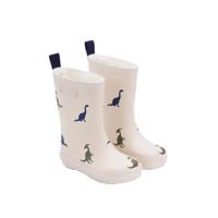 BUNDGAARD ASPEN Ivory Dino Dětské zateplené barefoot holínky - 35
