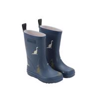 BUNDGAARD CHARLY Navy Dino Dětské barefoot holínky - 24