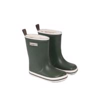BUNDGAARD CLASSIC RUBBER BOOT WINTER Army Green Dětské barefoot holínky - 32