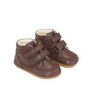 BUNDGAARD PREWALKER II STRAP Brown Dětské první barefoot botičky - 20