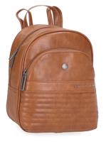 Casual dámský batoh Pepe Jeans Biker - hnědý 27cm