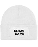 Čepice s obdélníkovou nášivkou Nemluv na mě