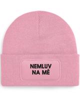 Čepice s obdélníkovou nášivkou Nemluv na mě