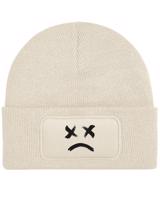Čepice s obdélníkovou nášivkou Sad Face
